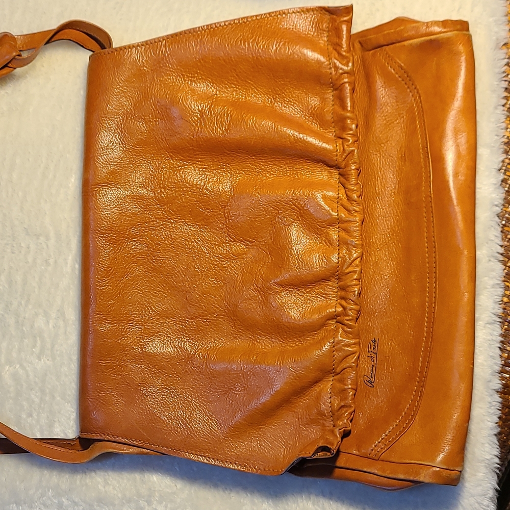ITALIAN Leather satchel bag